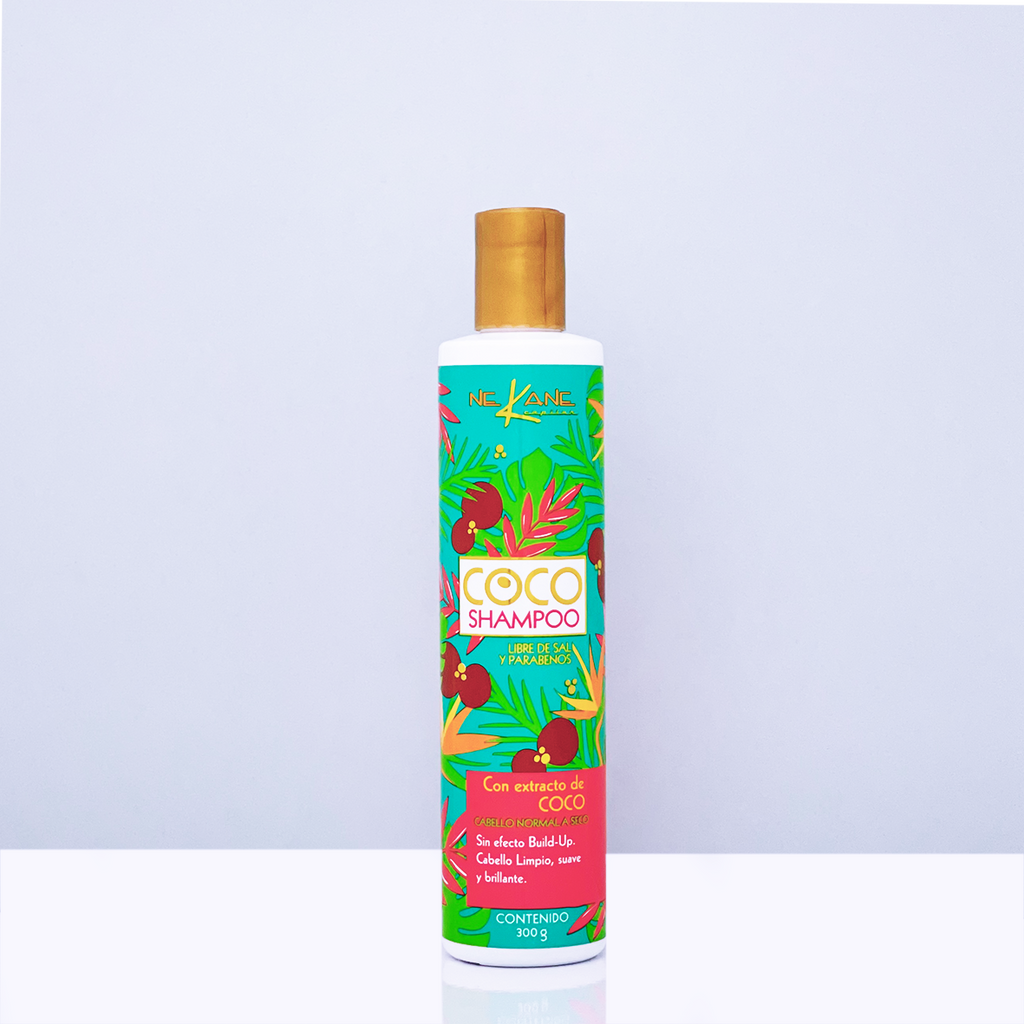 SHAMPOO DE COCO LIBRE DE SAL Y PARABENOS NEKANE 300G (7502260490629)