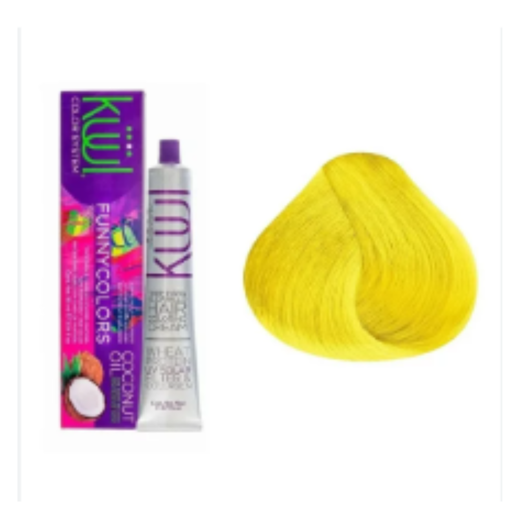 TINTE KUUL FUNNY COLORS AMARILLO NEON