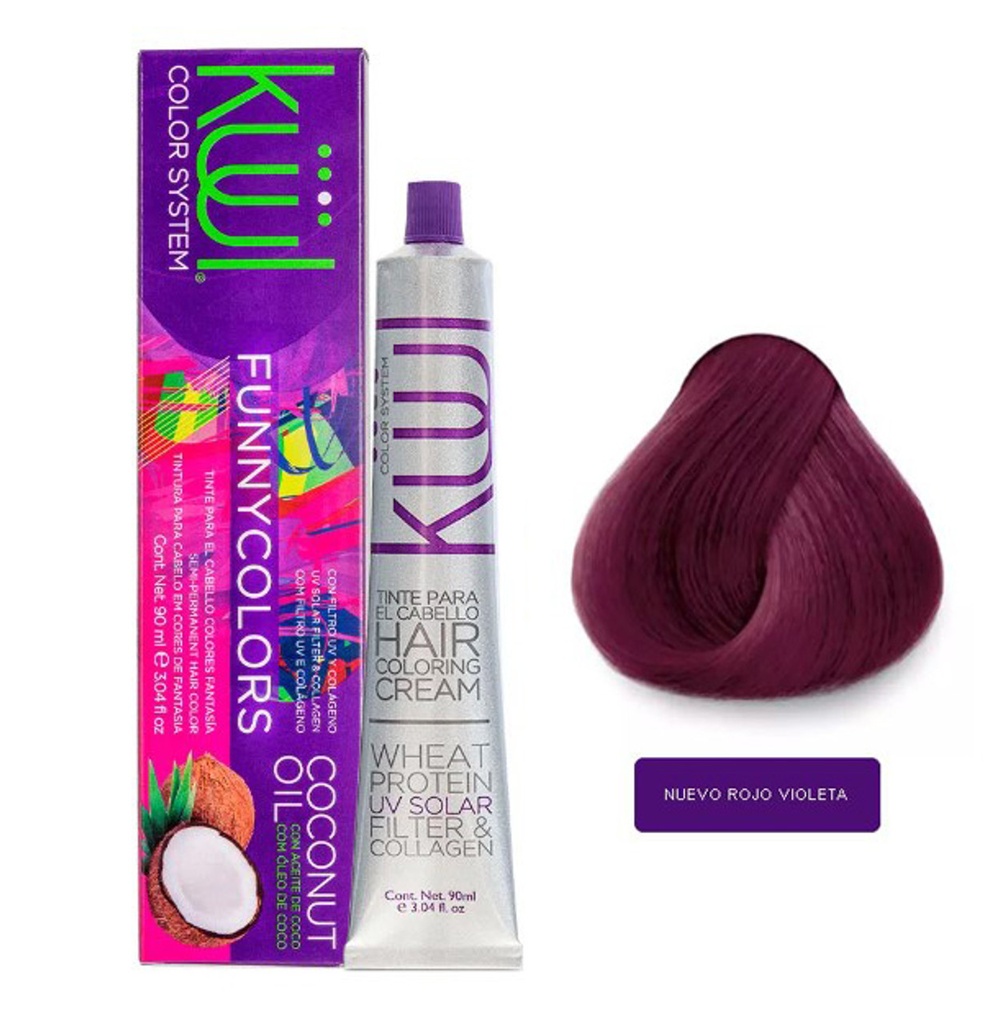 TINTE KUUL FUNNY COLORS FANTASIA ROJO VIOLETA