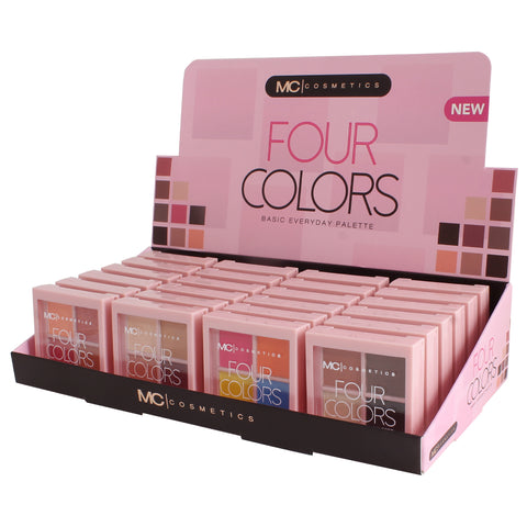 PALETA SOMBRA 4 COLORES MC S/C (24PZ)