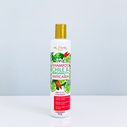[0659525853143] SHAMPOO CHILE Y BERGAMOTA ANTICAIDA NEKANE 300ML (7502260490049) NK101017