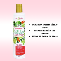 [0659525853143] Shampoo chile y bergamenta nekane 300ml