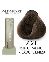 [8022297156491] TINTE ALFAPARF 7.21 RUBIO MEDIO IRISADO CENIZA