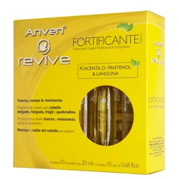 [7506115653450] AMPOLLETA REVIVE FORTIFICANTE 20ML ANVEN 10PZ