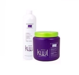 [7501438363093] JUEGO DECOLORANTE + PEROXIDO 30VOL 1L KUUL