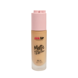 [7502295835372] MAQUILLAJE LIQUIDO MATE MEDIUM 500 MATTE 12 HRS.PINK UP, PZ PKMHR500