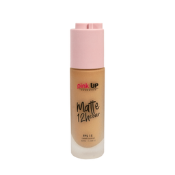[7502295835389] MAQUILLAJE LIQUIDO MATE TAN 600 MATTE 12 HRS.PINK UP, PZ PKMHR600 (7502295831169)