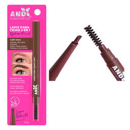 [7503044445538] LAPIZ RETRACTIL 2 EN 1 PARA CEJAS AND CAFE CLARO MOD:68501