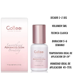[6975481230120] ADHESIVO GOLLE TRANSPARENTE CAJA ROSA SECADO 1 SEG